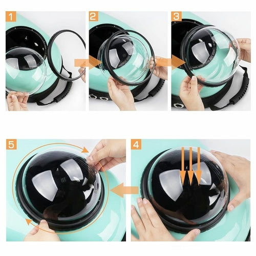 Sac à dos de voyage rigide pour animaux de compagnie