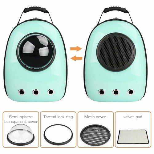 Sac à dos de voyage rigide pour animaux de compagnie