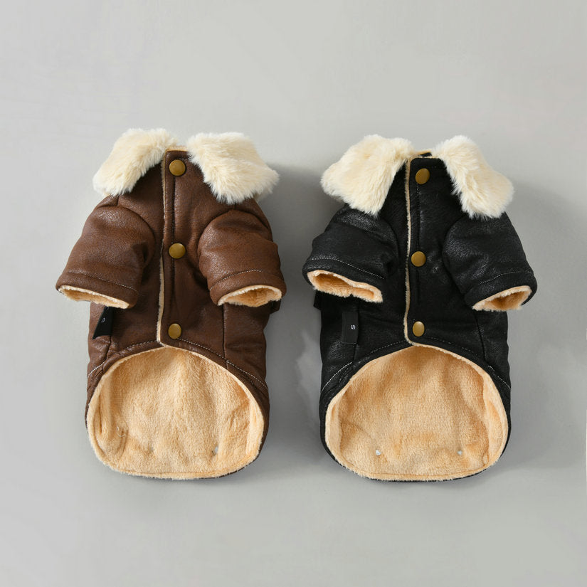 Manteau d'Hiver Douillet - élégance & Chaleur pour Chiens