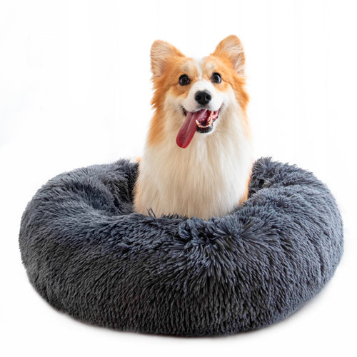 Lit pour  pour chats & chien lavable et moelleux anti-anxiété